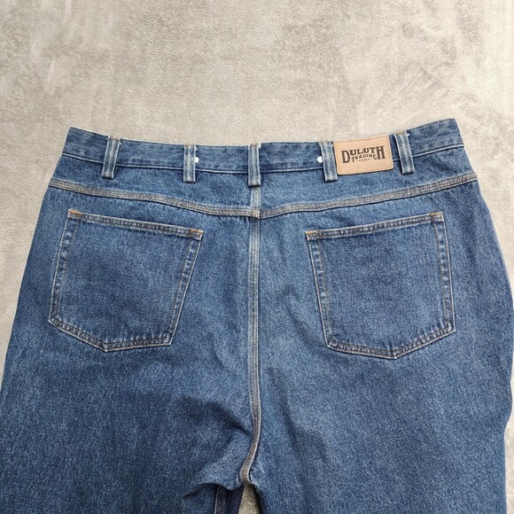 Duluth Trading Co Men's Jeans Blue Denim Relaxed Size 44x34 - Picture 3 of 11